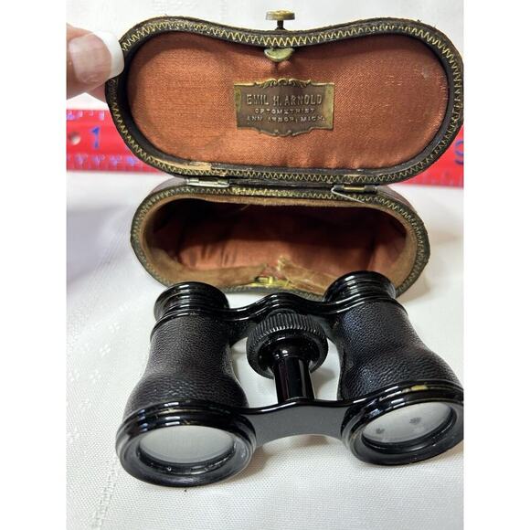 Other - Antique Lemaire Fabt Paris Opera Glasses with Case - French Binoculars c. 1880's
